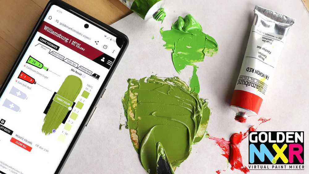 GOLDEN Enhances Its Virtual Paint MXR, Now Featuring Williamsburg Oil Colors Mixing Capabilities